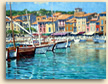 Painting of The Harbour, Cassis